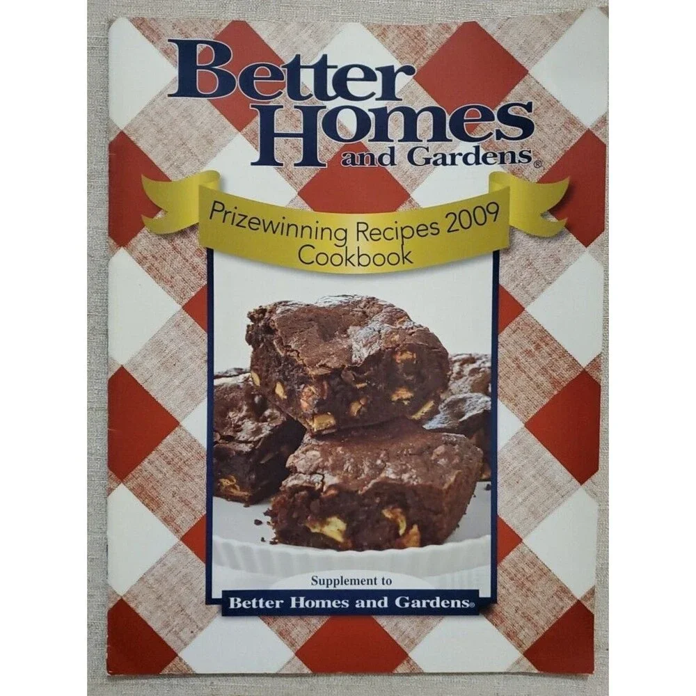 Lot of 4 Vintage Better Homes & Gardens Cookbooks (1988-2010)